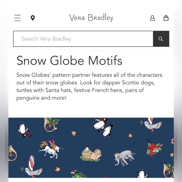 Vera Bradley RFID Convertible Wristlet ✨ Snow Globe Motifs - Picture 2 of 14